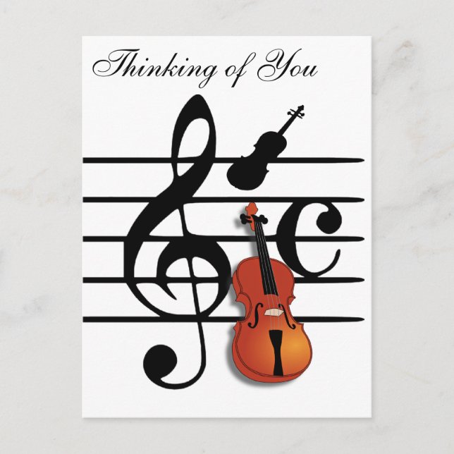 I Am Violin_ Postcard (Front)