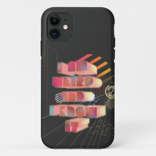 I Am Weird And I Know It Retro 3D Stylish Text Art Case-Mate iPhone Case