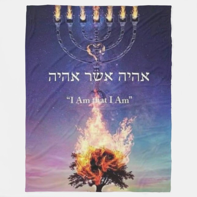 I AM WHAT I AM FLEECE BLANKET (Front)