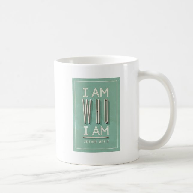 I Am Who I Am Coffee Mug (Right)