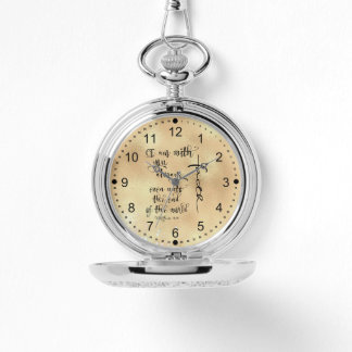 I Am With You Always Bible Verse Watch