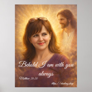 I Am With You Always Extra Large 40x53 Fine Art Poster