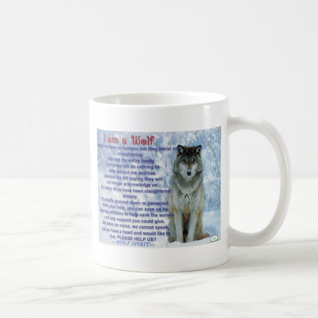 I AM WOLF COFFEE MUG (Right)