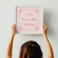 I Am Woman Here Me Roar