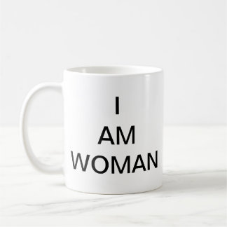 I AM WOMAN MUG