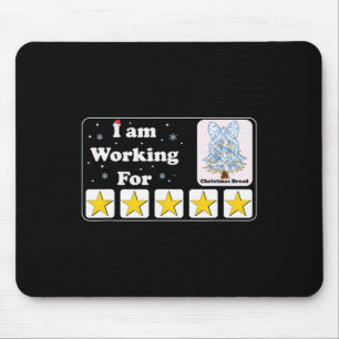 I Am Working For Christmas Break 5 Stars Xmas Sped Mouse Pad