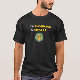 I Am Working On Myself Under Construction Tee  Gra
