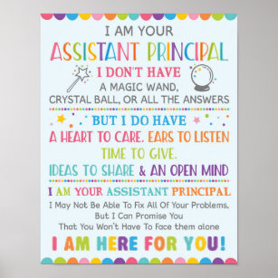 I Am Your Assistant Principal Poster