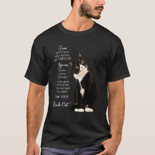 I Am Your Friend Your Partner You Tuxedo Cat T-Shirt