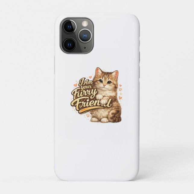 I Am Your Furry Friend Cat Design Case-Mate iPhone Case (Back)
