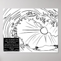 I am Yours, big tropical wave adult coloring