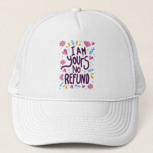 I am Yours No Refund Trucker Hat