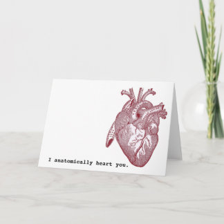 I anatomically heart you holiday card