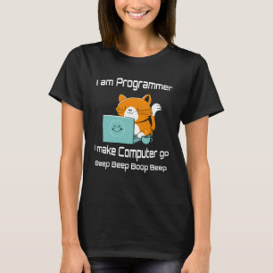 I are Programmer Cat Gamer PC Video Games T-Shirt