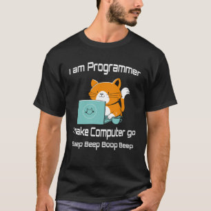 I are Programmer Cat Gamer PC Video Games T-Shirt