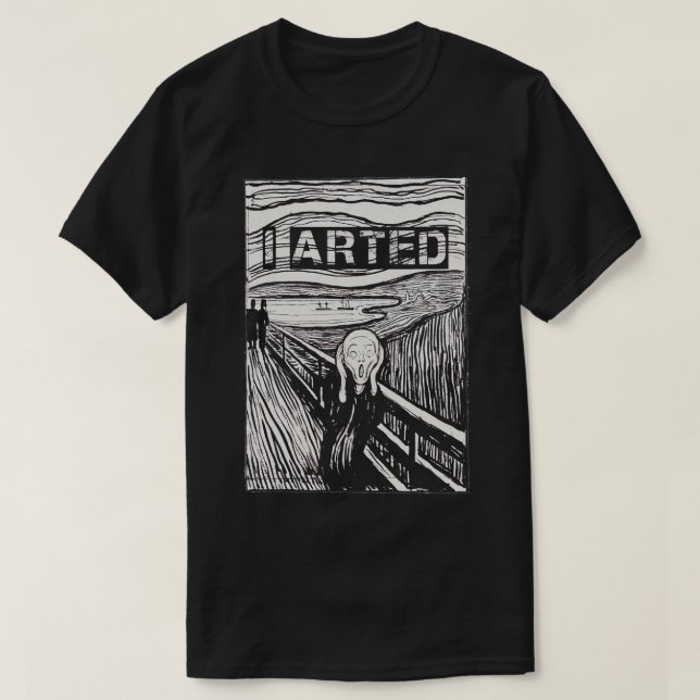 I Arted Artist art teachers funny Painter gift the T-Shirt (Design Front)