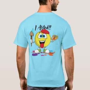 I Arted!! Funny Art Teacher and Elementary Student T-Shirt