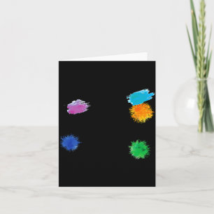 I Arted Funny Artist Painter Painting Art Card