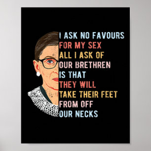 I Ask No Favour For My Feminist Women Rights  Poster