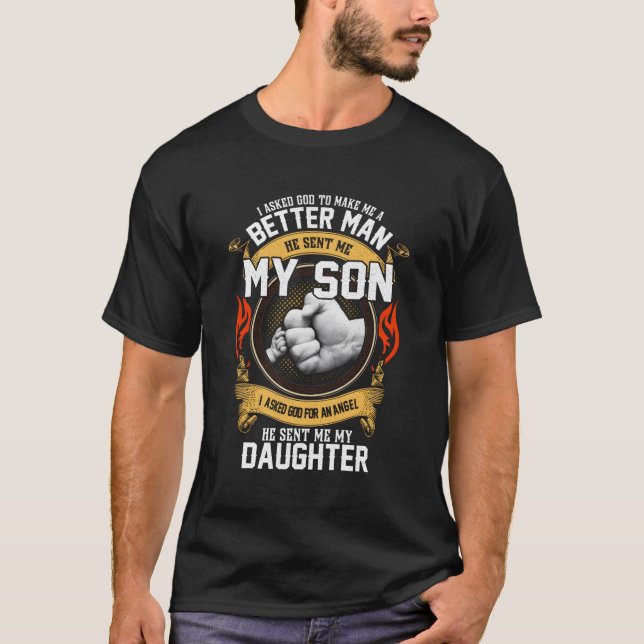 I Asked God To Make Me A Better T-Shirt (Front)