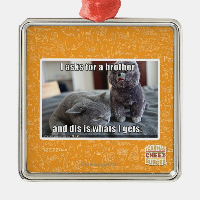 I asks for a brother metal tree decoration (Front)