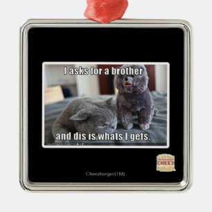 I asks for a brother metal tree decoration