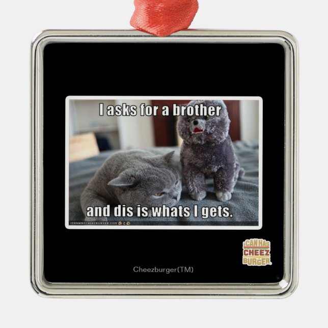 I asks for a brother metal tree decoration (Front)