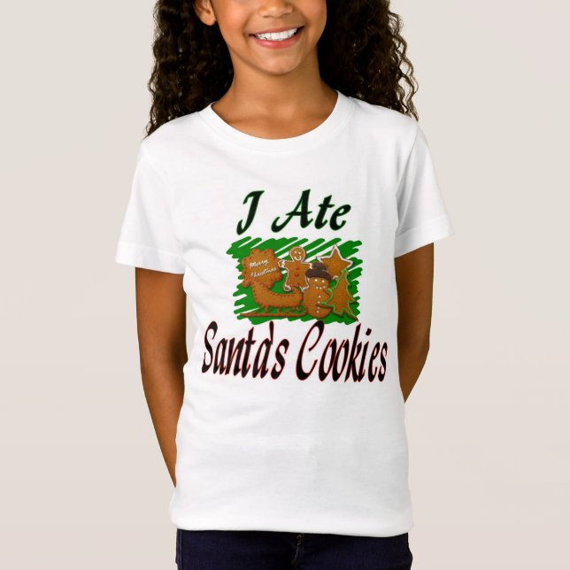 i ate santas cookies shirt (Front)
