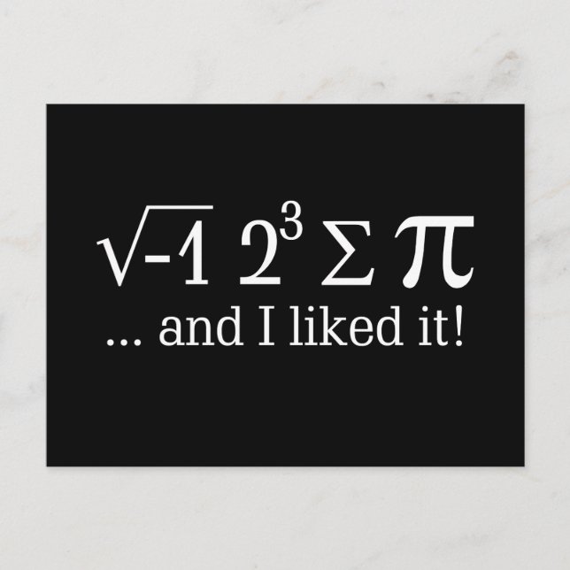 I ate some pie and I liked it Decor Postcard (Front)