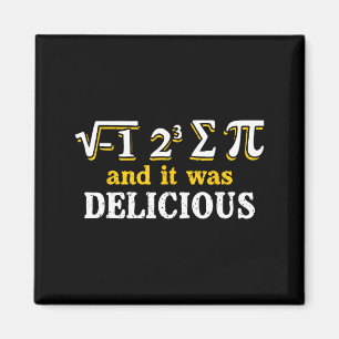 I Ate Some Pie And It Was Delicious Funny Pi Day M Magnet
