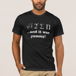 I ate some pie nerdy math t-shirt