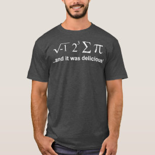 I Ate Sum Pi Math Equation Shirt Funny Pi Math Day