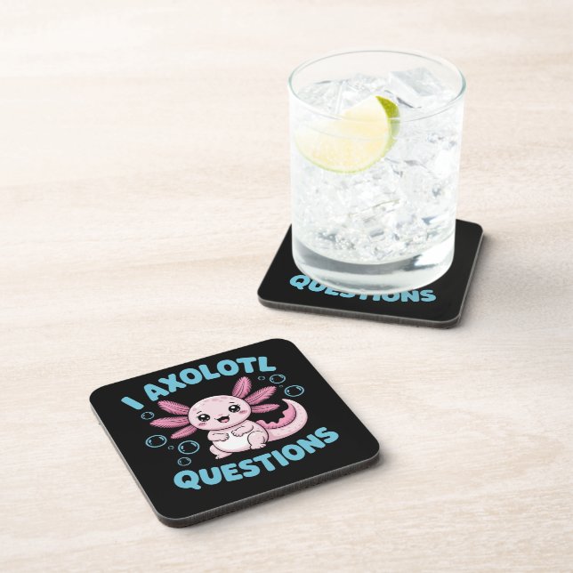 i axolotl questions coaster (Right Side)