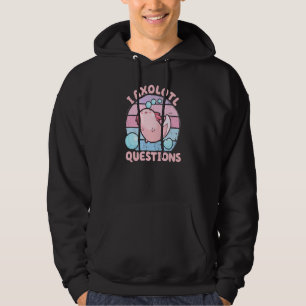 I Axolotl Questions Kids Youth Adults Retro Axolot Hoodie
