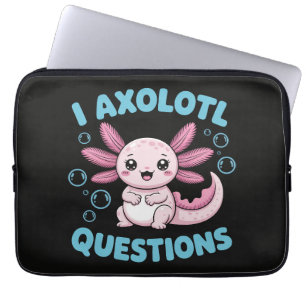 I Axolotl Questions Laptop Sleeve