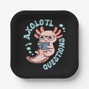I Axolotl Questions Paper Plate