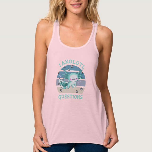 I axolotl questions singlet (Front)
