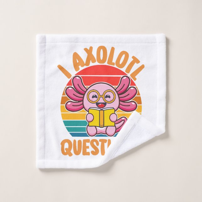 I Axolotl Questions Wash Cloth (Wash Cloth)