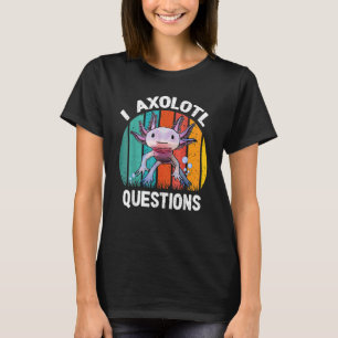 I Axolotl Questions Youth Kids Retro 90s Axolotl T-Shirt