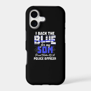I Back Blue My Son Ts Women Thin Line Mum Gift