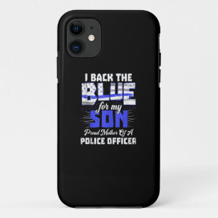 I Back Blue My Son Ts Women Thin Line Mum Gift Case-Mate iPhone Case