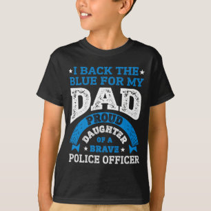 I Back The Blue For My Dad T-Shirt
