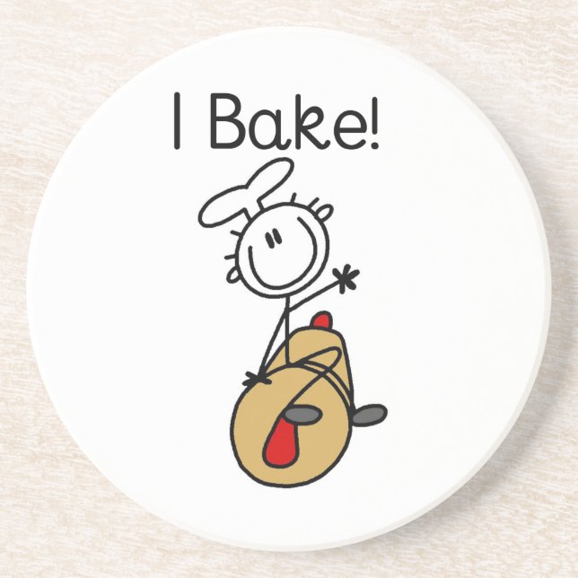 I Bake Coaster (Front)