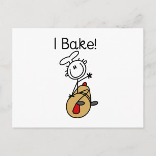 I Bake Postcard