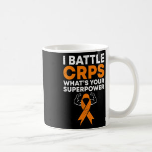 I Battle Crps Rsd Awareness Orange Ribbon Warrior Coffee Mug