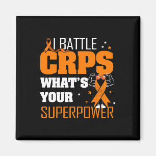 I Battle Crps Rsd Awareness Orange Ribbon Warrior Magnet