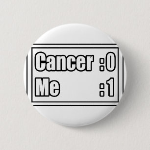 I Beat Cancer (Scoreboard) 6 Cm Round Badge