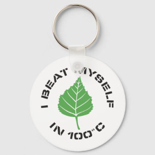 I Beat Myself Keychain