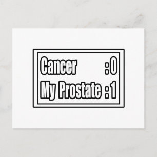 I Beat Prostate Cancer (Scoreboard) Postcard