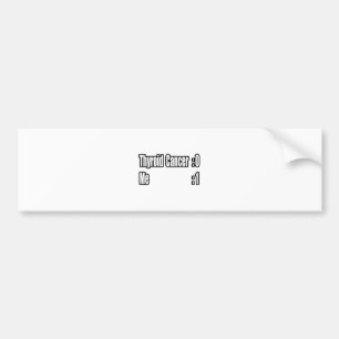I Beat Thyroid Cancer (Scoreboard) Bumper Sticker